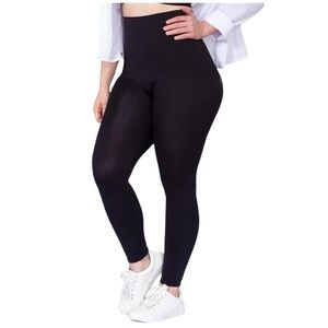 Empetua By Shapermint High Waisted Shaping Leggings 2XL Black Shapewear plus